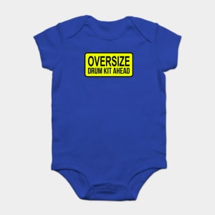 Oversize Drum Kit Ahead Baby Bodysuit